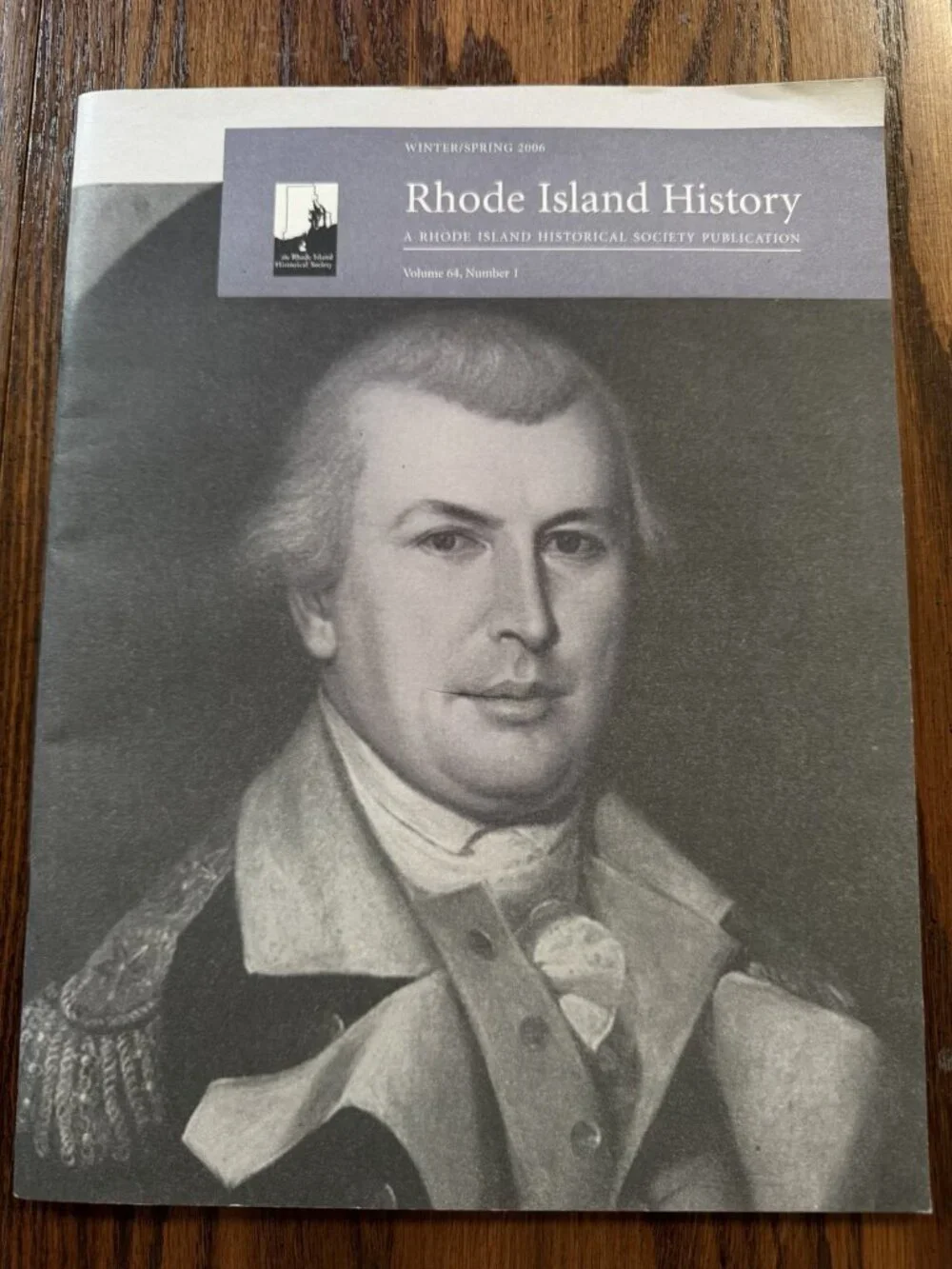 Rhode Island Historical Society Volume 64, Issue 1 2006